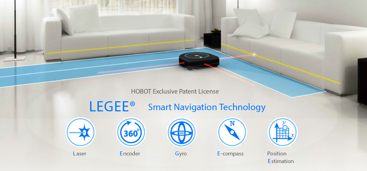 Hobot Legee 669 smart navigation