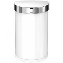 Bezdotykový kôš Simplehuman SEMI-ROUND 45L - white