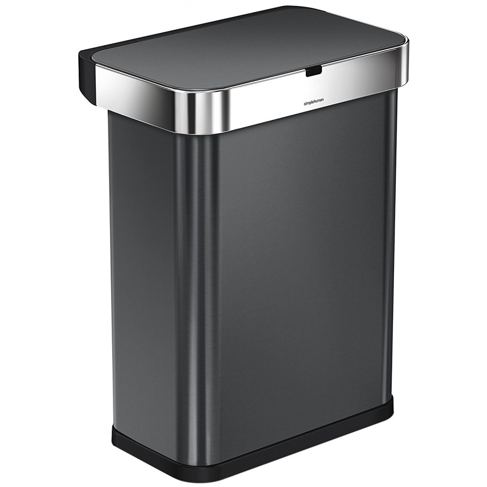 Bezdotykový kôš Simplehuman RECTANGULAR 58L - black Bezdotykový kôš Simplehuman RECTANGULAR 58L - black