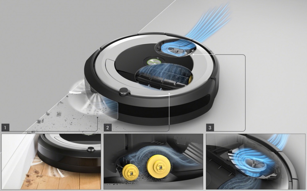 iRobot Roomba e6 - system aeroforce