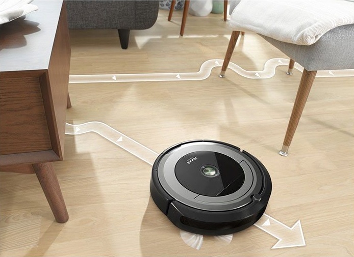 iRobot Roomba e5 silver - navigácia