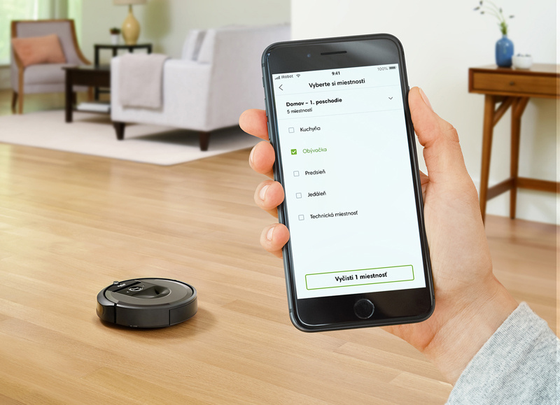 Roomba i7 aplikacia iRobot home