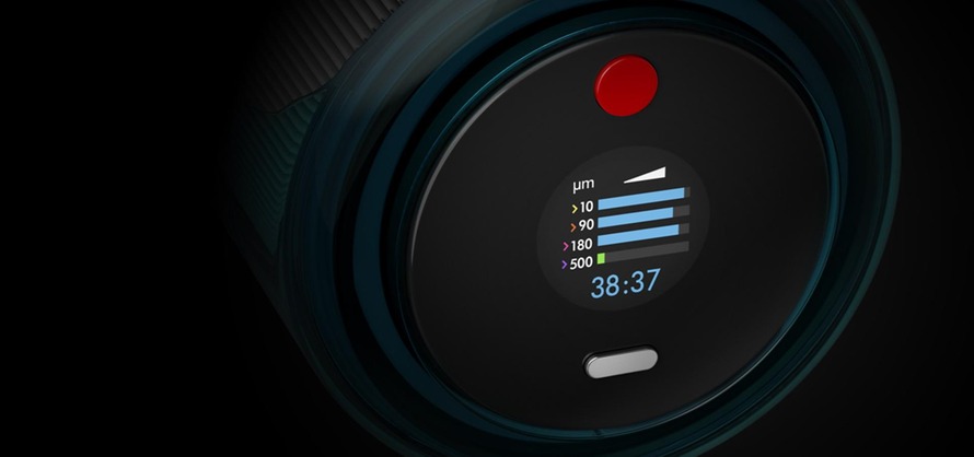Tyčový vysavač Dyson Gen5detect Absolute má Piezoelektrický snímač 