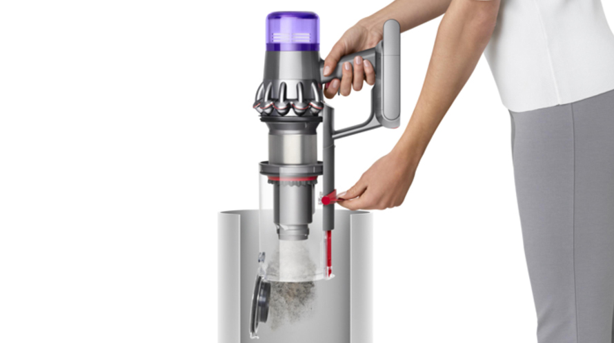 Dyson V11 - snadno vysypatelná nádobka na odpad