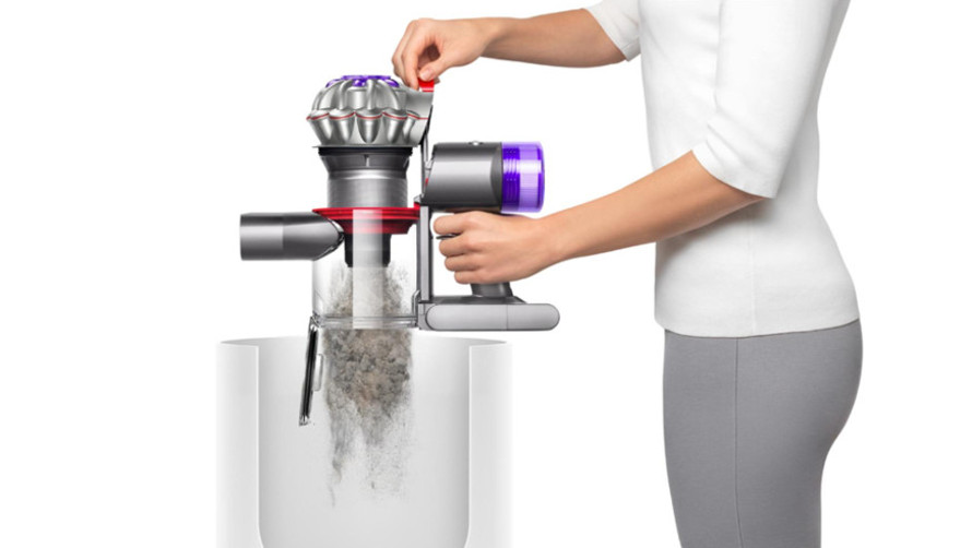 Dyson V8 Absolute 2022 Ľahko vysypateľný zásobník