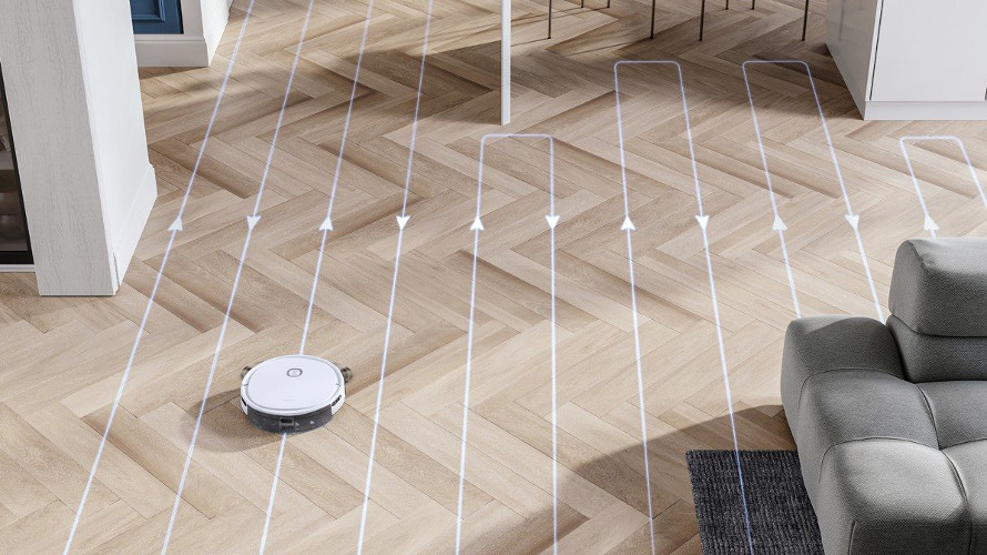 Ecovacs Deebot U2 Systematická trasa upratovania