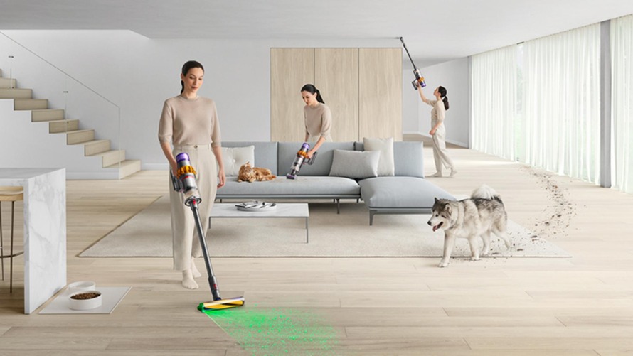 Tyčový vysavač Dyson V15 Detect Total Clean Vysoký výkon pro úklid kdekoli