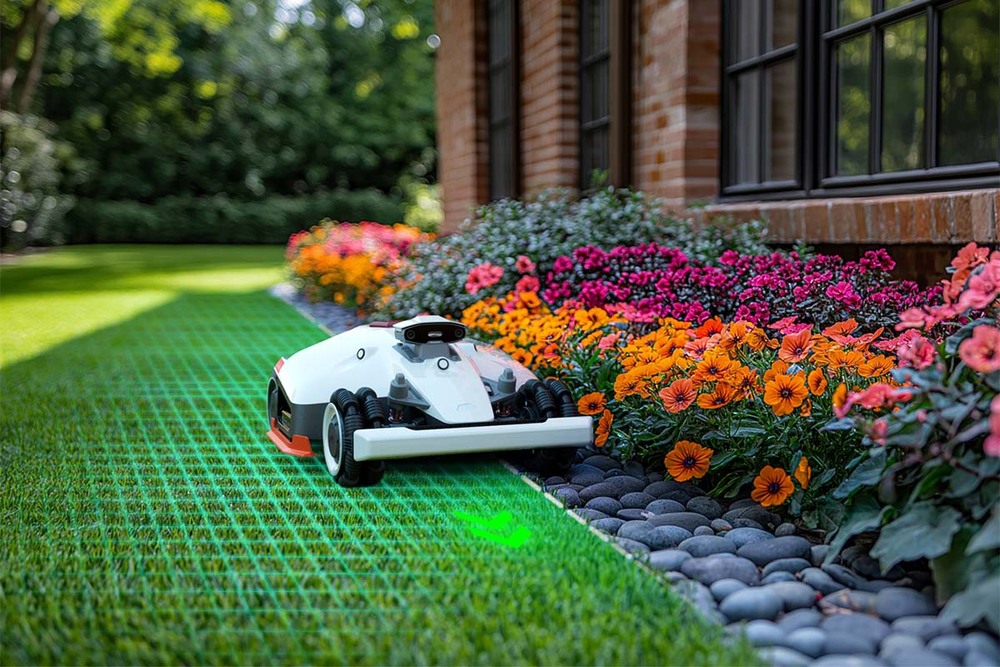 Robotická kosačka Mammotion LUBA 2 AWD 5000x - Poradí si aj s okrajom trávnika