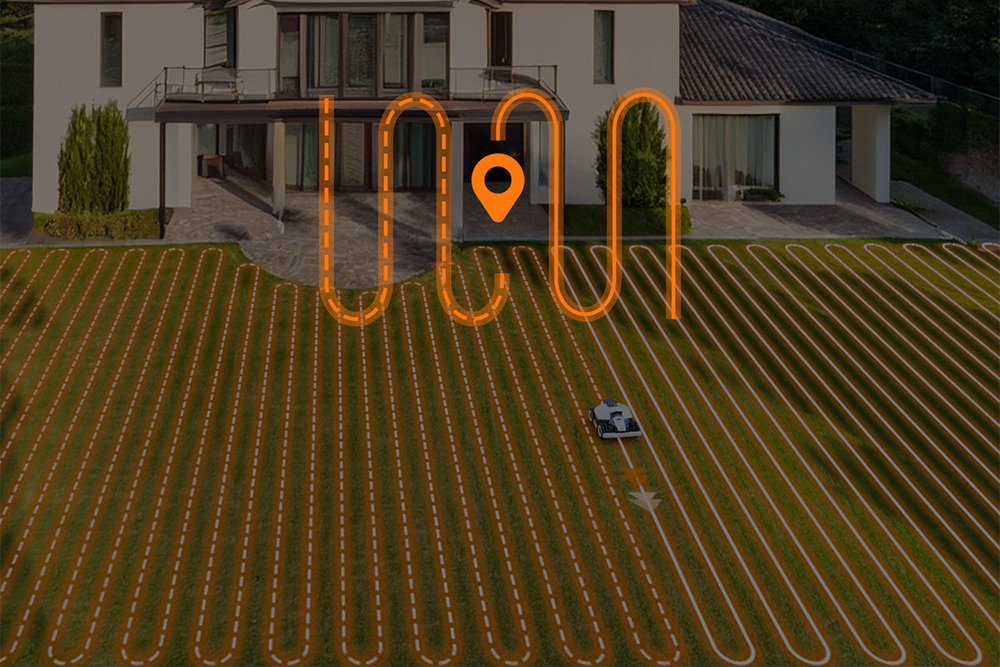 Robotická kosačka Mammotion LUBA mini AWD 800 - UltraSense AI Vision