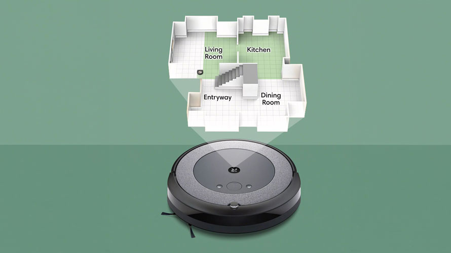 Robotický vysavač iRobot Roomba Combo i5 Systematická navigace