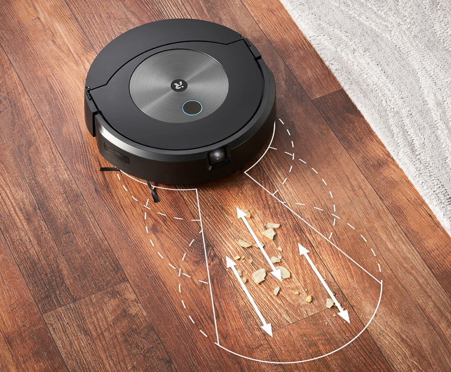 iRobot Roomba Combo j7 dirt detekce