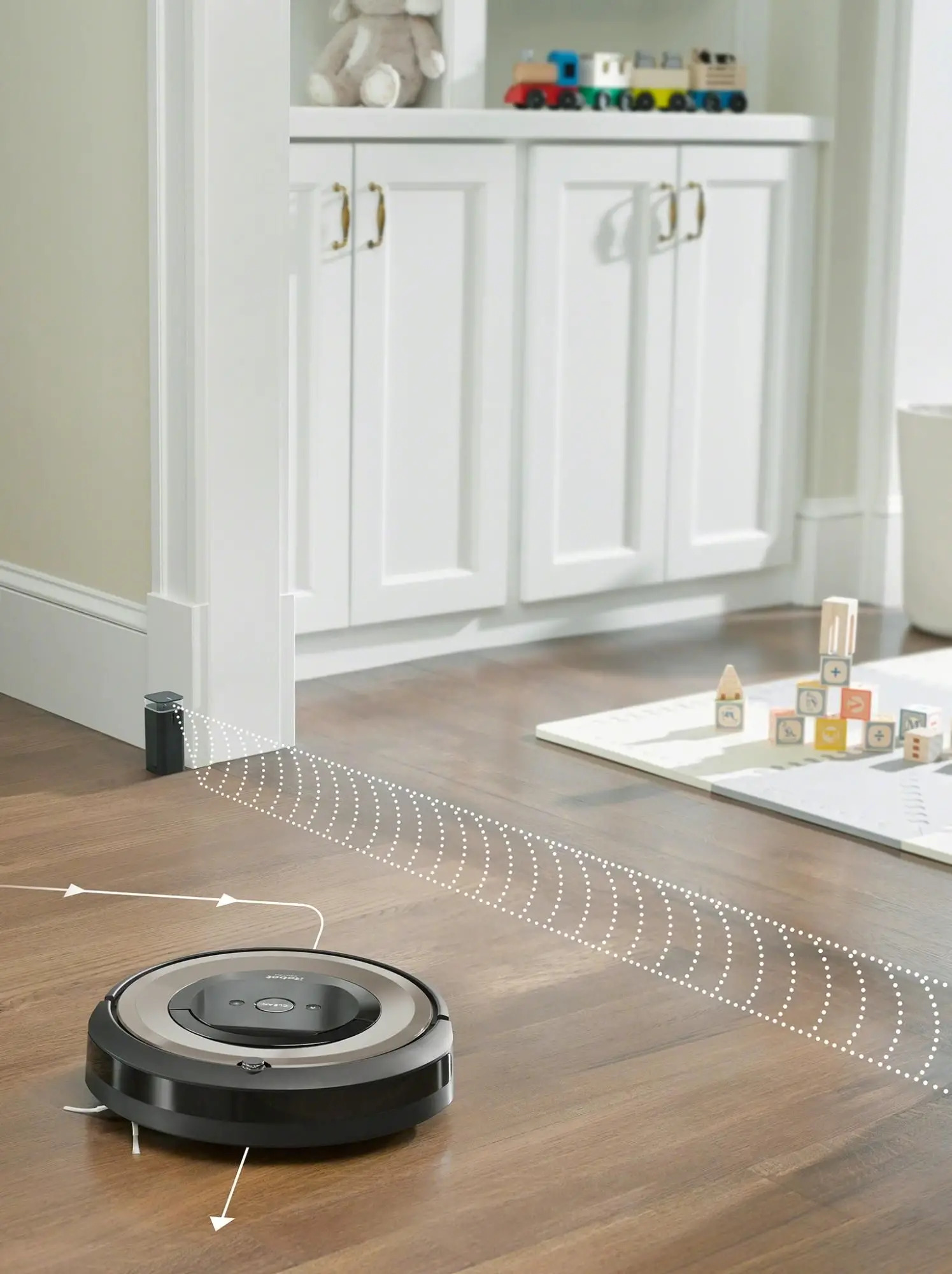 iRobot Roomba e6 funkcia virtuálnej steny